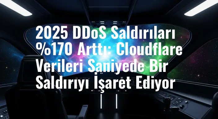 2025 DDoS Saldırıları %170 Arttı: Cloudflare Verileri Saniyede Bir Saldırıyı İşaret Ediyor