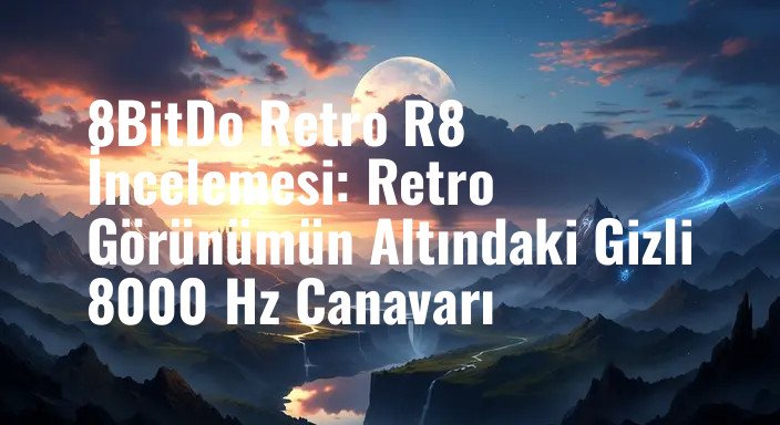 8BitDo Retro R8 İncelemesi: Retro Görünümün Altındaki Gizli 8000 Hz Canavarı