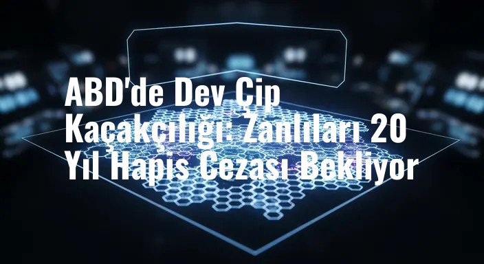 ABD'de Dev Çip Kaçakçılığı: Zanlıları 20 Yıl Hapis Cezası Bekliyor
