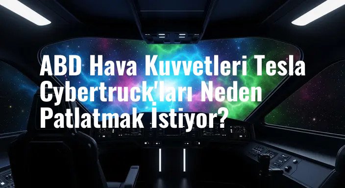 ABD Hava Kuvvetleri Tesla Cybertruck'ları Neden Patlatmak İstiyor?