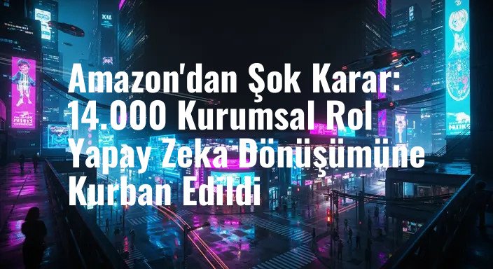 Amazon'dan Şok Karar: 14.000 Kurumsal Rol Yapay Zeka Dönüşümüne Kurban Edildi