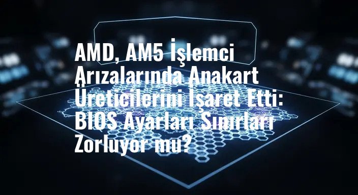 AMD, AM5 İşlemci Arızalarında Anakart Üreticilerini İşaret Etti: BIOS Ayarları Sınırları Zorluyor mu?