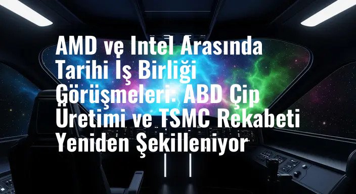 AMD ve Intel Arasında Tarihi İş Birliği Görüşmeleri: ABD Çip Üretimi ve TSMC Rekabeti Yeniden Şekilleniyor