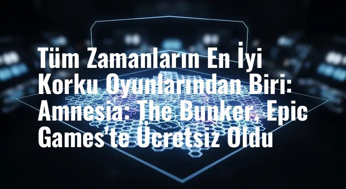 Tüm Zamanların En İyi Korku Oyunlarından Biri: Amnesia: The Bunker, Epic Games'te Ücretsiz Oldu