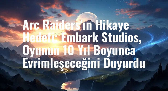Arc Raiders'ın Hikaye Hedefi: Embark Studios, Oyunun 10 Yıl Boyunca Evrimleşeceğini Duyurdu
