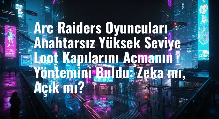 Arc Raiders Oyuncuları Anahtarsız Yüksek Seviye Loot Kapılarını Açmanın Yöntemini Buldu: Zeka mı, Açık mı?