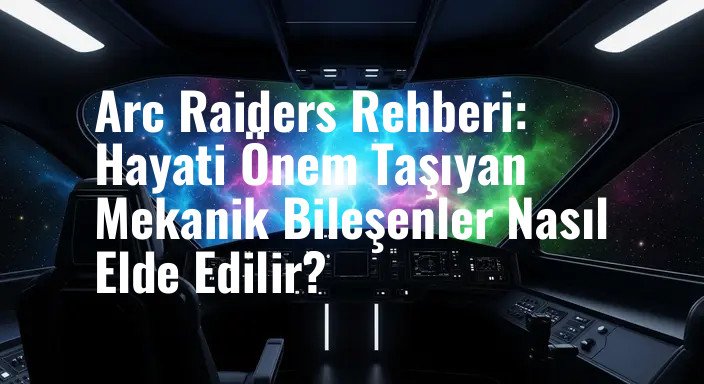 Arc Raiders Rehberi: Hayati Önem Taşıyan Mekanik Bileşenler Nasıl Elde Edilir?