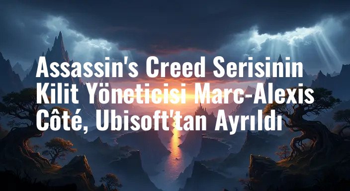 Assassin's Creed Serisinin Kilit Yöneticisi Marc-Alexis Côté, Ubisoft'tan Ayrıldı