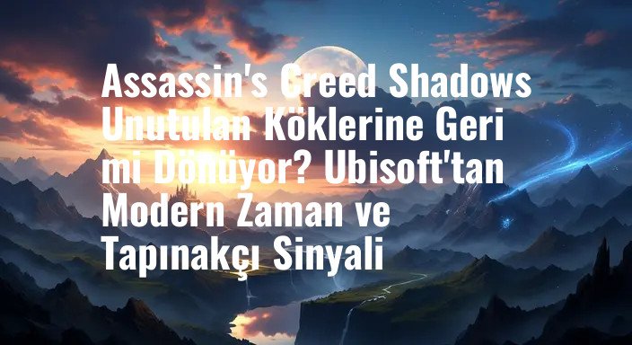 Assassin's Creed Shadows Unutulan Köklerine Geri mi Dönüyor? Ubisoft'tan Modern Zaman ve Tapınakçı Sinyali
