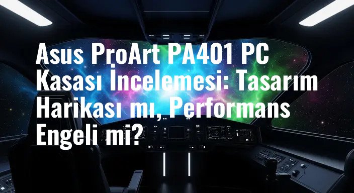 Asus ProArt PA401 PC Kasası İncelemesi: Tasarım Harikası mı, Performans Engeli mi?