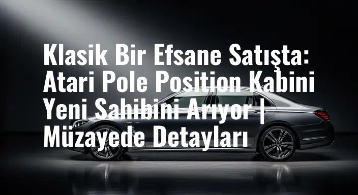 Klasik Bir Efsane Satışta: Atari Pole Position Kabini Yeni Sahibini Arıyor | Müzayede Detayları