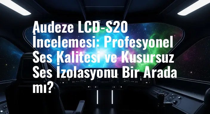 Audeze LCD-S20 İncelemesi: Profesyonel Ses Kalitesi ve Kusursuz Ses İzolasyonu Bir Arada mı?