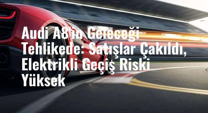 Audi A8'in Geleceği Tehlikede: Satışlar Çakıldı, Elektrikli Geçiş Riski Yüksek