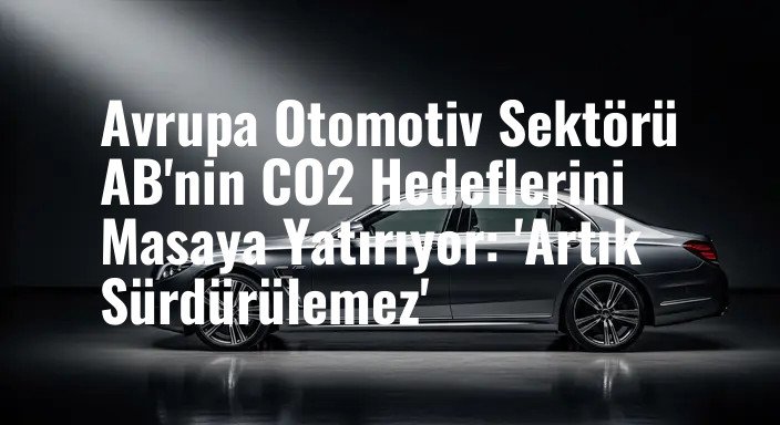 Avrupa Otomotiv Sektörü AB'nin CO2 Hedeflerini Masaya Yatırıyor: 'Artık Sürdürülemez'