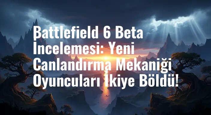 Battlefield 6 Beta İncelemesi: Yeni Canlandırma Mekaniği Oyuncuları İkiye Böldü!