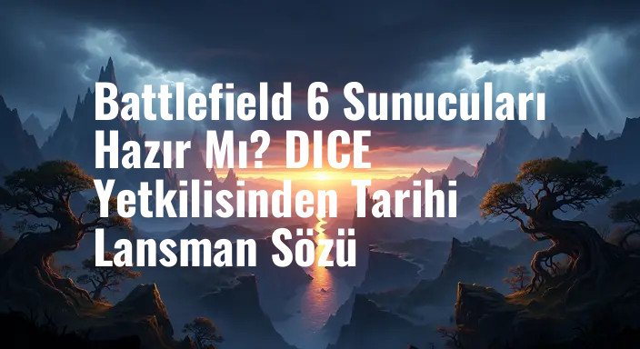 Battlefield 6 Sunucuları Hazır Mı? DICE Yetkilisinden Tarihi Lansman Sözü