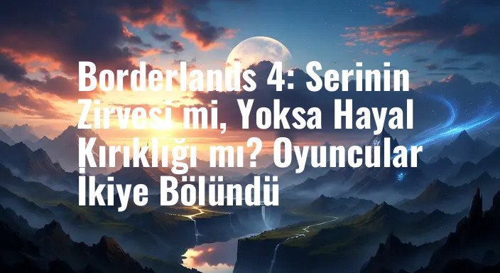 Borderlands 4: Serinin Zirvesi mi, Yoksa Hayal Kırıklığı mı? Oyuncular İkiye Bölündü