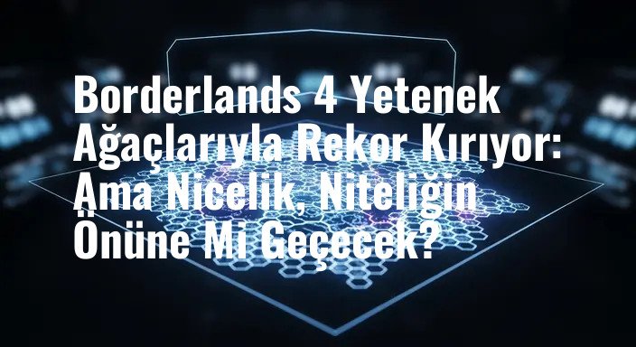 Borderlands 4 Yetenek Ağaçlarıyla Rekor Kırıyor: Ama Nicelik, Niteliğin Önüne Mi Geçecek?