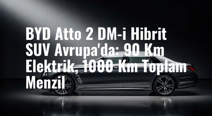 BYD Atto 2 DM-i Hibrit SUV Avrupa'da: 90 Km Elektrik, 1000 Km Toplam Menzil
