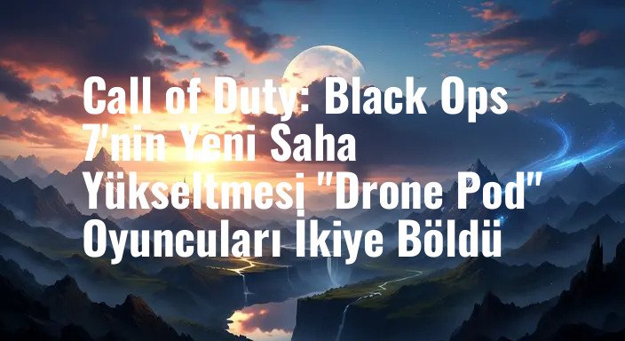 Call of Duty: Black Ops 7'nin Yeni Saha Yükseltmesi "Drone Pod" Oyuncuları İkiye Böldü
