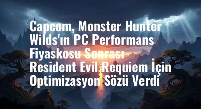 Capcom, Monster Hunter Wilds'ın PC Performans Fiyaskosu Sonrası Resident Evil Requiem İçin Optimizasyon Sözü Verdi