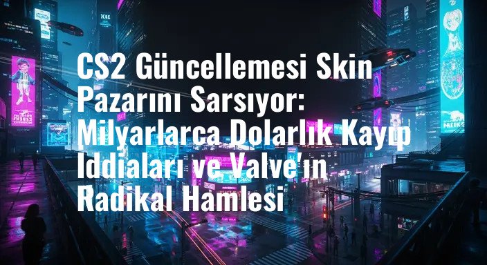 CS2 Güncellemesi Skin Pazarını Sarsıyor: Milyarlarca Dolarlık Kayıp İddiaları ve Valve'ın Radikal Hamlesi