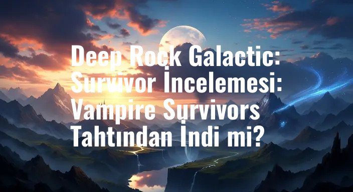 Deep Rock Galactic: Survivor İncelemesi: Vampire Survivors Tahtından İndi mi?