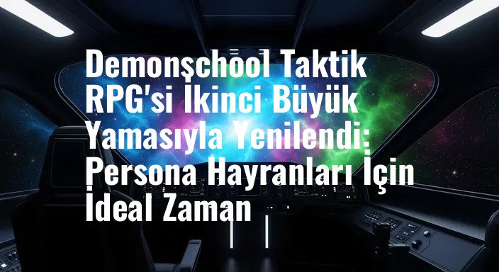 Demonschool Taktik RPG'si İkinci Büyük Yamasıyla Yenilendi: Persona Hayranları İçin İdeal Zaman