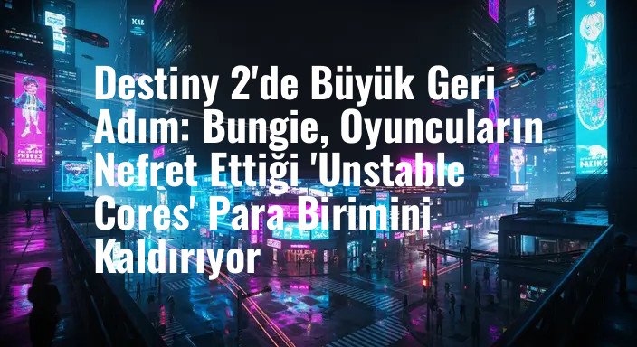 Destiny 2'de Büyük Geri Adım: Bungie, Oyuncuların Nefret Ettiği 'Unstable Cores' Para Birimini Kaldırıyor