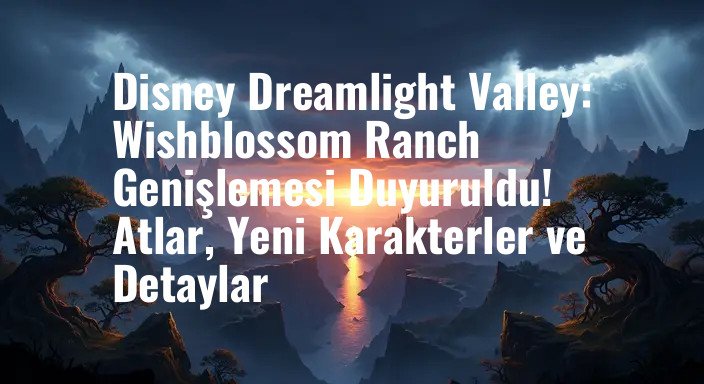 Disney Dreamlight Valley: Wishblossom Ranch Genişlemesi Duyuruldu! Atlar, Yeni Karakterler ve Detaylar