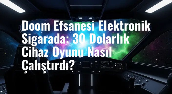Doom Efsanesi Elektronik Sigarada: 30 Dolarlık Cihaz Oyunu Nasıl Çalıştırdı?