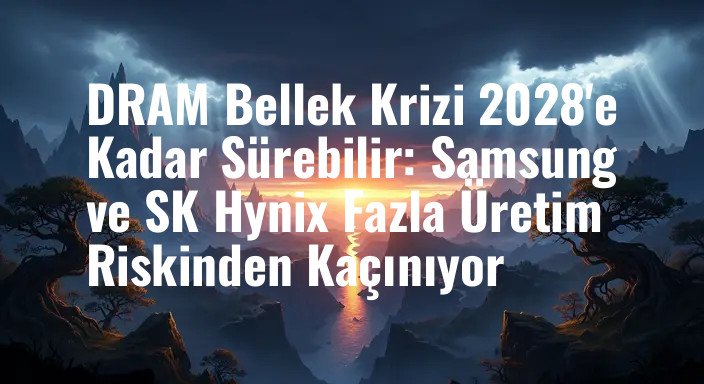 DRAM Bellek Krizi 2028'e Kadar Sürebilir: Samsung ve SK Hynix Fazla Üretim Riskinden Kaçınıyor