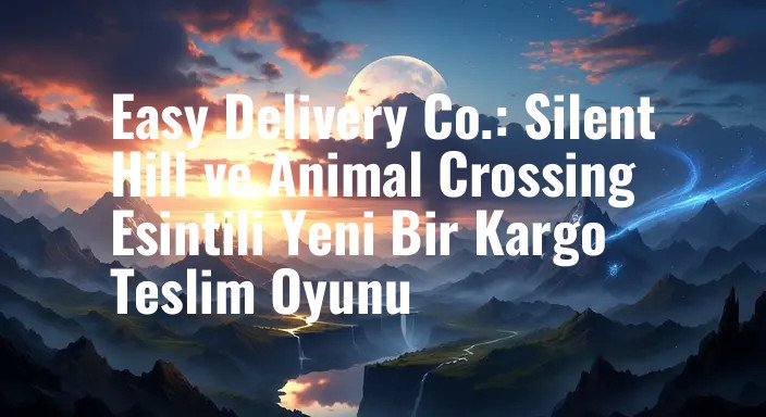 Easy Delivery Co.: Silent Hill ve Animal Crossing Esintili Yeni Bir Kargo Teslim Oyunu