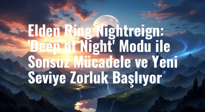 Elden Ring Nightreign: 'Deep of Night' Modu ile Sonsuz Mücadele ve Yeni Seviye Zorluk Başlıyor