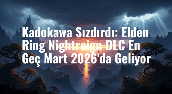 Kadokawa Sızdırdı: Elden Ring Nightreign DLC En Geç Mart 2026'da Geliyor