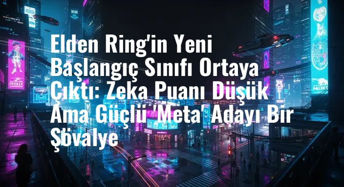 Elden Ring'in Yeni Başlangıç Sınıfı Ortaya Çıktı: Zeka Puanı Düşük Ama Güçlü 'Meta' Adayı Bir Şövalye
