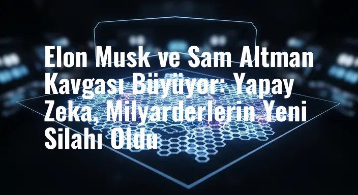 Elon Musk ve Sam Altman Kavgası Büyüyor: Yapay Zeka, Milyarderlerin Yeni Silahı Oldu