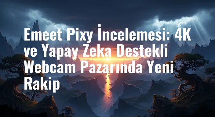 Emeet Pixy İncelemesi: 4K ve Yapay Zeka Destekli Webcam Pazarında Yeni Rakip