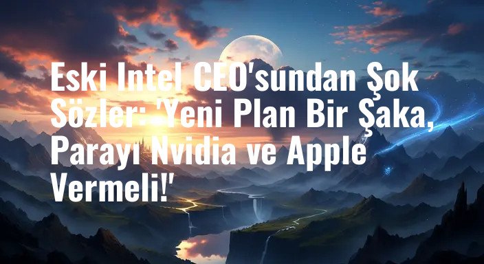 Eski Intel CEO'sundan Şok Sözler: 'Yeni Plan Bir Şaka, Parayı Nvidia ve Apple Vermeli!'