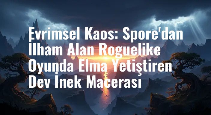 Evrimsel Kaos: Spore'dan İlham Alan Roguelike Oyunda Elma Yetiştiren Dev İnek Macerası