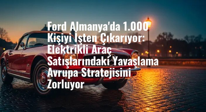 Ford Almanya'da 1.000 Kişiyi İşten Çıkarıyor: Elektrikli Araç Satışlarındaki Yavaşlama Avrupa Stratejisini Zorluyor