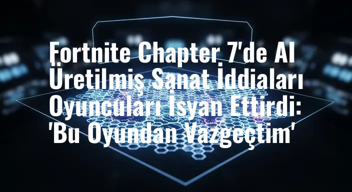 Fortnite Chapter 7'de AI Üretilmiş Sanat İddiaları Oyuncuları İsyan Ettirdi: 'Bu Oyundan Vazgeçtim'