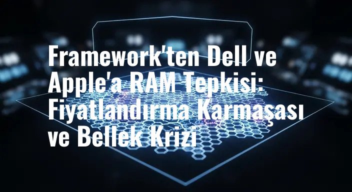 Framework'ten Dell ve Apple'a RAM Tepkisi: Fiyatlandırma Karmaşası ve Bellek Krizi