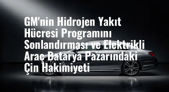 GM'nin Hidrojen Yakıt Hücresi Programını Sonlandırması ve Elektrikli Araç Batarya Pazarındaki Çin Hakimiyeti