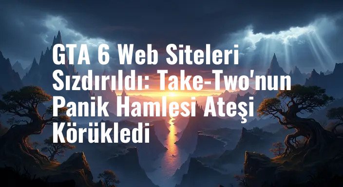 GTA 6 Web Siteleri Sızdırıldı: Take-Two'nun Panik Hamlesi Ateşi Körükledi