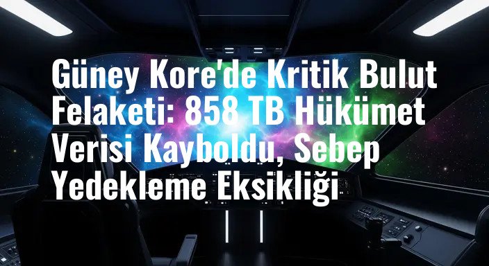 Güney Kore'de Kritik Bulut Felaketi: 858 TB Hükümet Verisi Kayboldu, Sebep Yedekleme Eksikliği