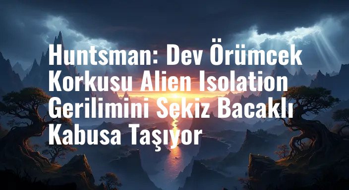 Huntsman: Dev Örümcek Korkusu Alien Isolation Gerilimini Sekiz Bacaklı Kabusa Taşıyor