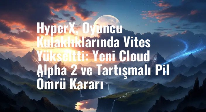 HyperX, Oyuncu Kulaklıklarında Vites Yükseltti: Yeni Cloud Alpha 2 ve Tartışmalı Pil Ömrü Kararı