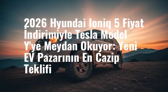 2026 Hyundai Ioniq 5 Fiyat İndirimiyle Tesla Model Y'ye Meydan Okuyor: Yeni EV Pazarının En Cazip Teklifi