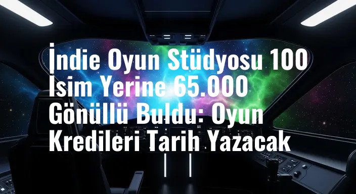 İndie Oyun Stüdyosu 100 İsim Yerine 65.000 Gönüllü Buldu: Oyun Kredileri Tarih Yazacak